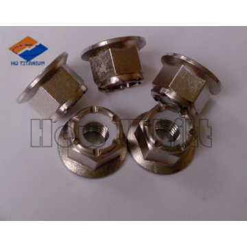 gr5 titanium flanged nut